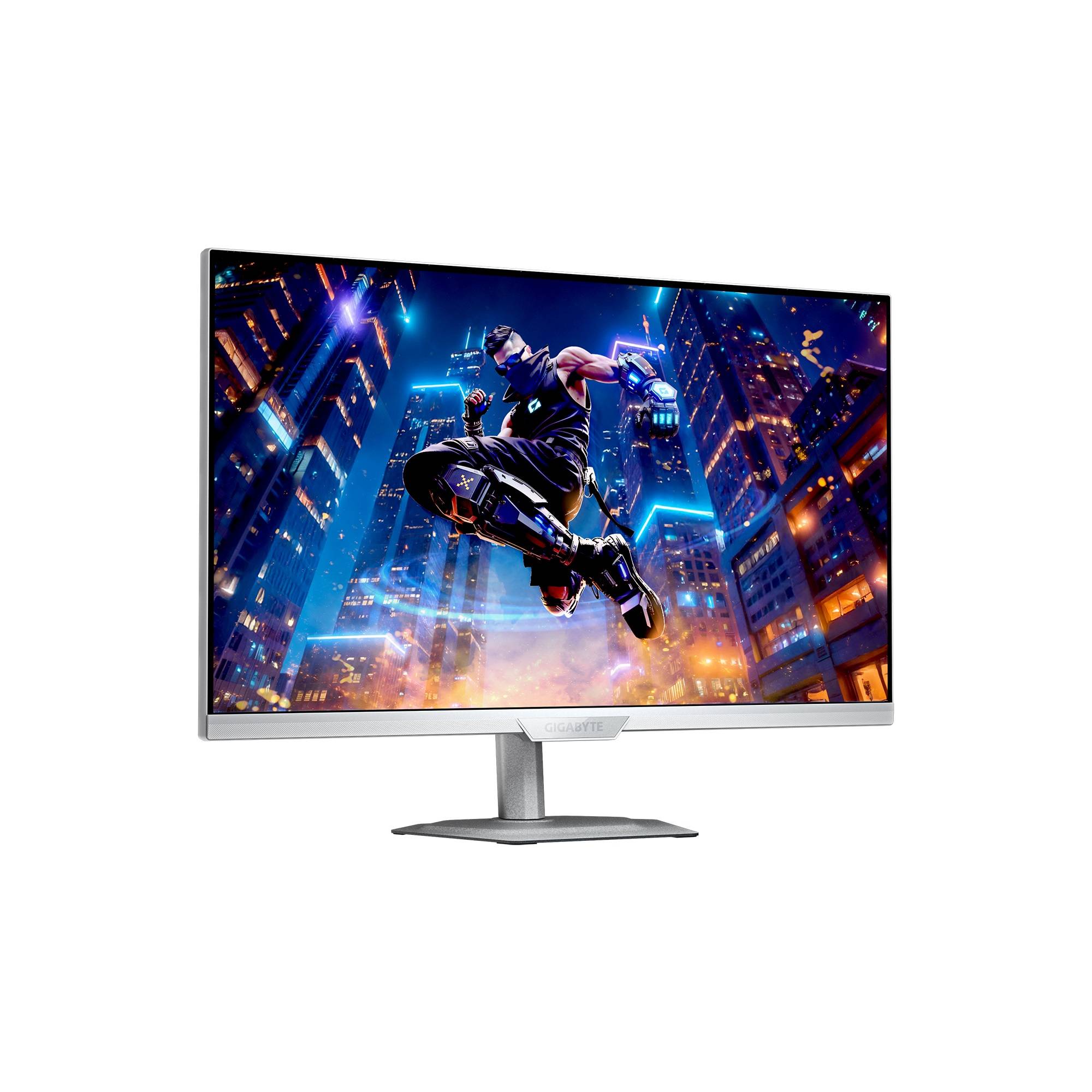 Gigabyte M27UP ICE Gaming Monitor Flat, 68,5 cm (27"), 3840 x 2160 UHD, 1 ms, neig/schwenk/höhenvers., Pivot, HDMI, DP-2
