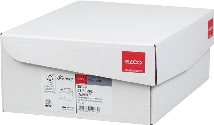ELCO Briefumschlag 38779 RCP DIN lang mF hk weiß 500 St./Pack.-4