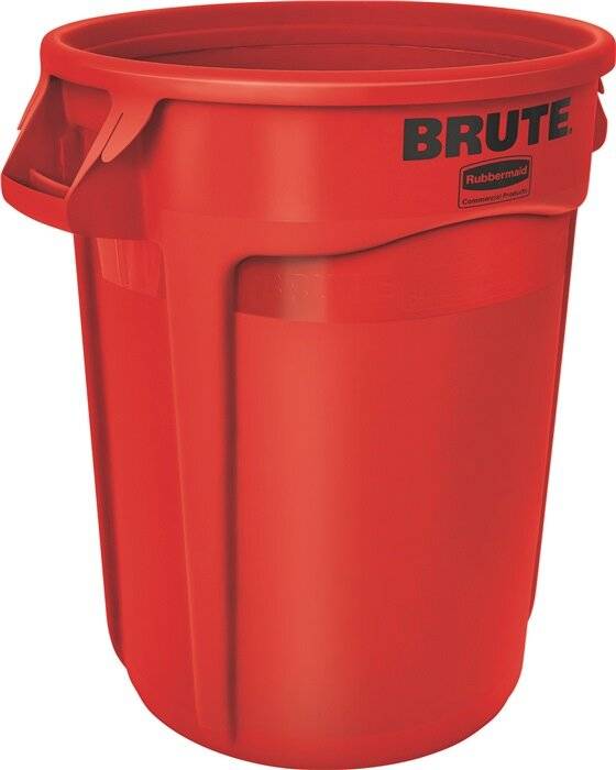 Universalcontainer BRUTE® rund Innen- und Außenbereich Volumen 121 l rot. Newell Brands Germany GmbH 70383549-5