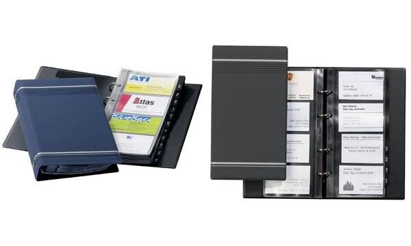 Visitenkartenhülle für 8Karten 90x57mm tr 10 St./Pack. - Artikel: 126014500-2