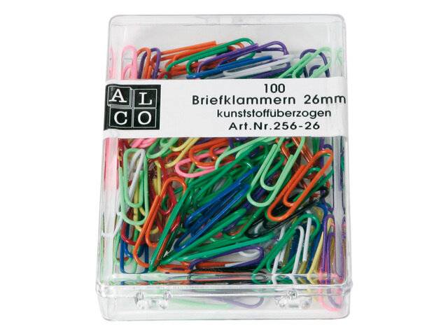 Büroklammern 26 mm Stahl 100 Stück-2