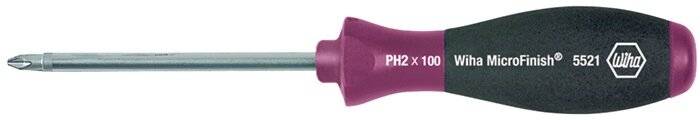 Schraubendreher MicroFinish® - Phillips - PH1x80mm - Serie 5521 - Rundklinge-1