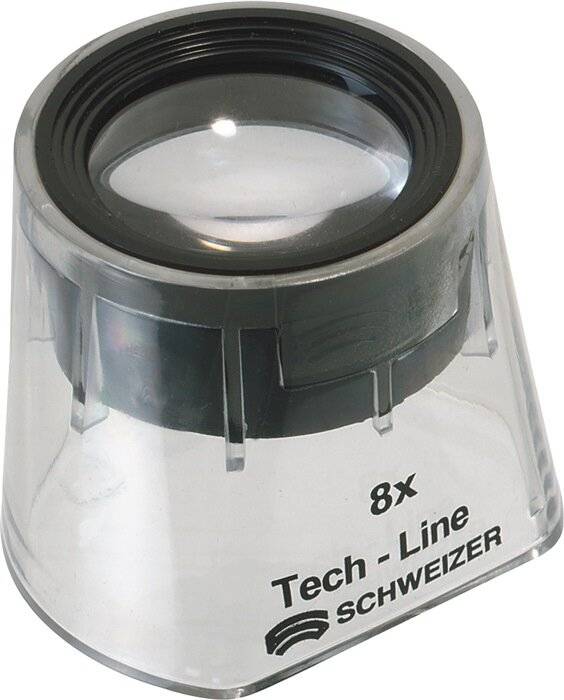 SCHWEIZER Standlupe Tech-Line FI x -FOKUS 8 x / Ø 30 mm, aplanatisch-2