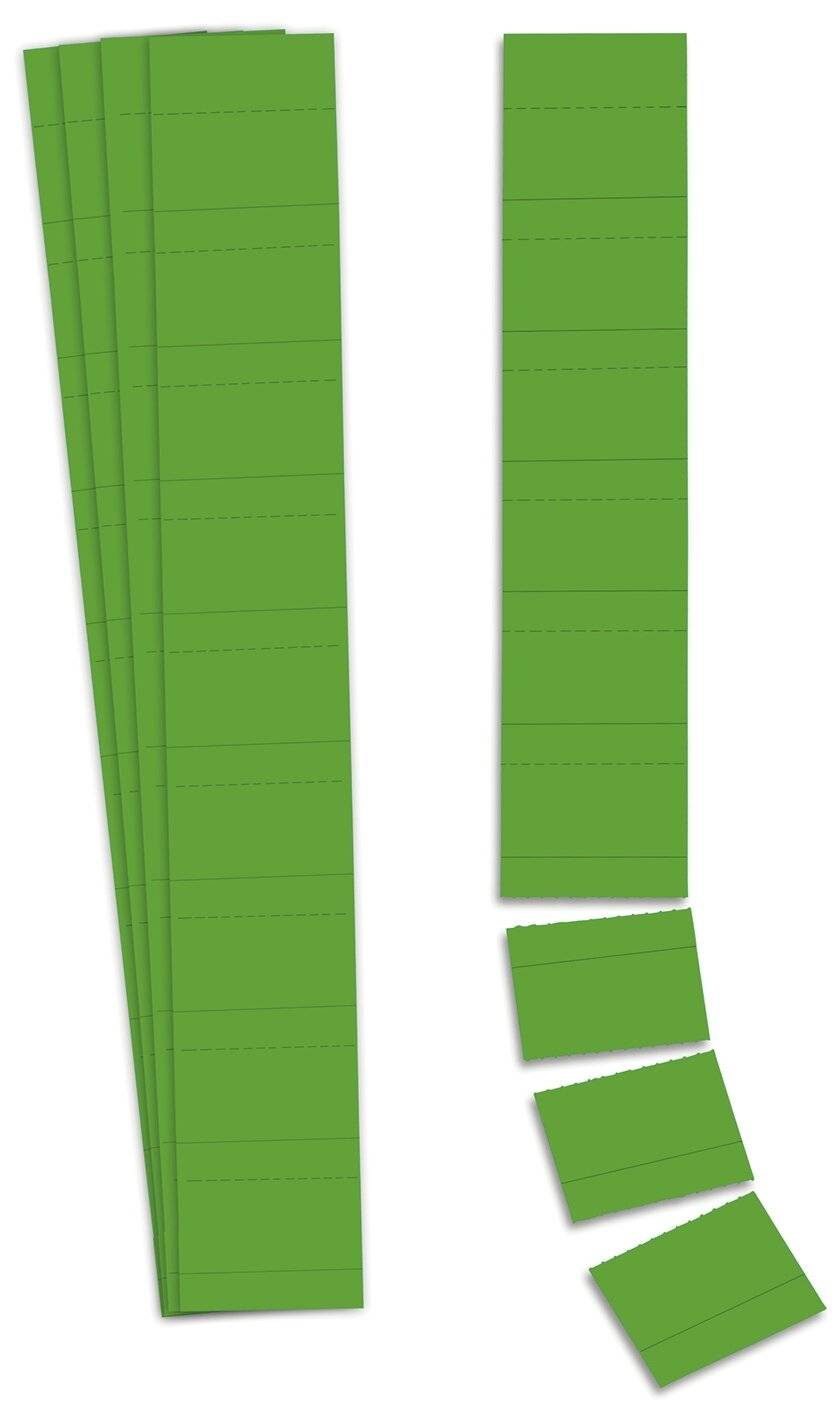 Ultradex Einsteckkarte 60x32mm grün 90 St./Pack. 140601-3