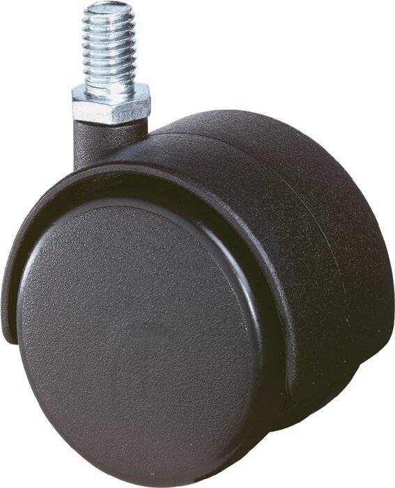 Kunststoff Doppelrolle, Ø 40mm, 30kg, F75.040.G08-2