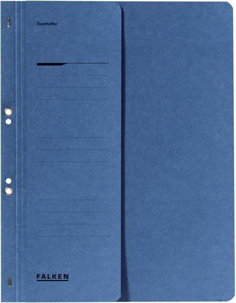 Ösenhefter DIN A4 halber Deckel Behördenheftung blau-4