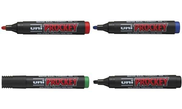 Marker uniPROCKEY Keilspitze rot-2
