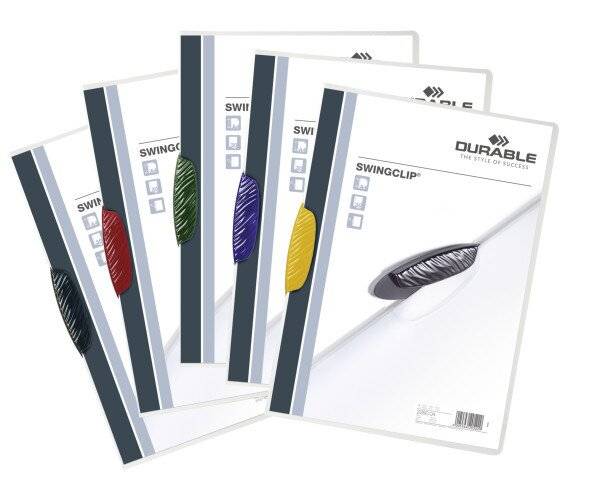 DURABLE SWINGCLIP - Klemmhefter - für A4 - Transparent-3