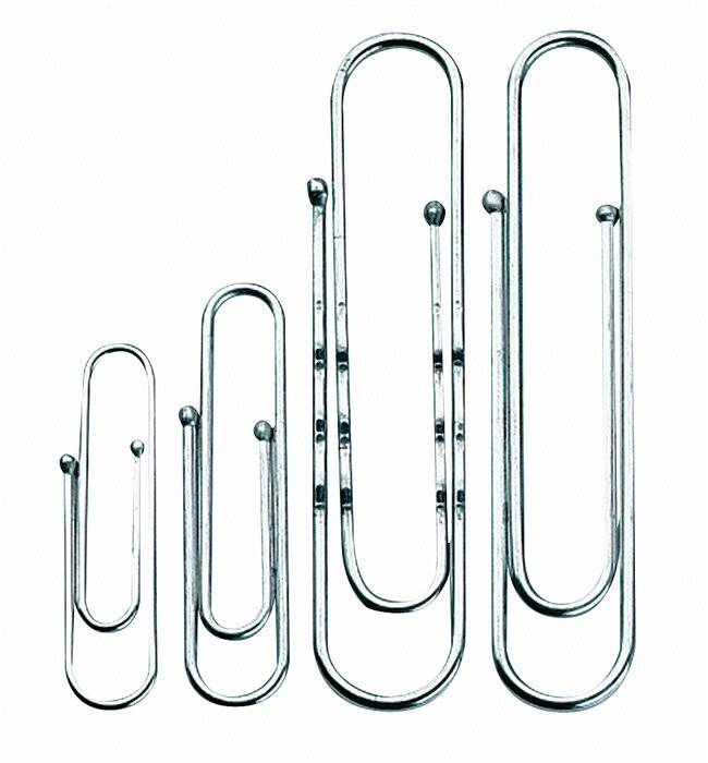 Büroklammer 77mm gewellt silber 100 St./Pack. - Artikel: 176039495-2
