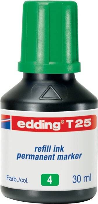 Nachfülltusche T 25 30ml geruchsarme Tusche grün-3