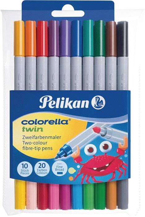 Pelikan Colorella twin C304 20 Farben 2 Strichbreiten Pa=10St-2