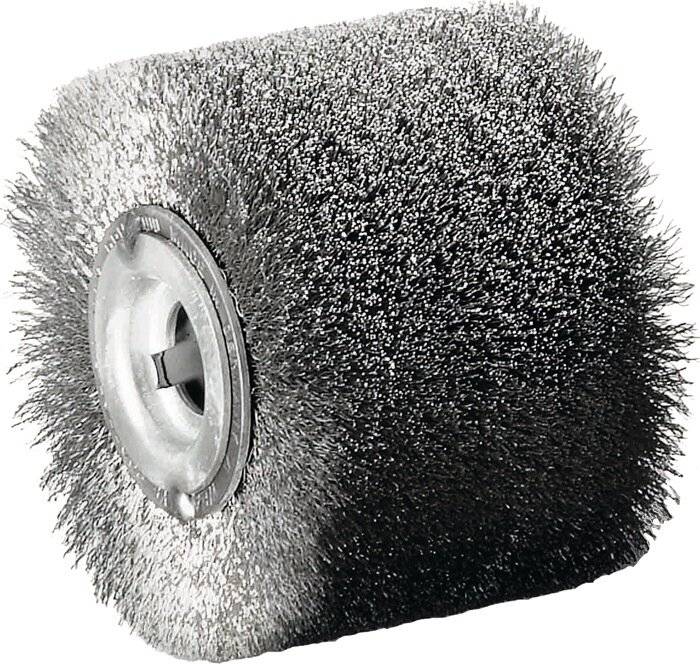 Satinierwalze VA-Stahldraht Ø100xB70mm 19,2mm LESSMANN-3