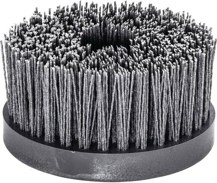 Tellerbürste D.130mm M14 SiC Schleifborsten K.80 2500min-¹ LESSMANN-3