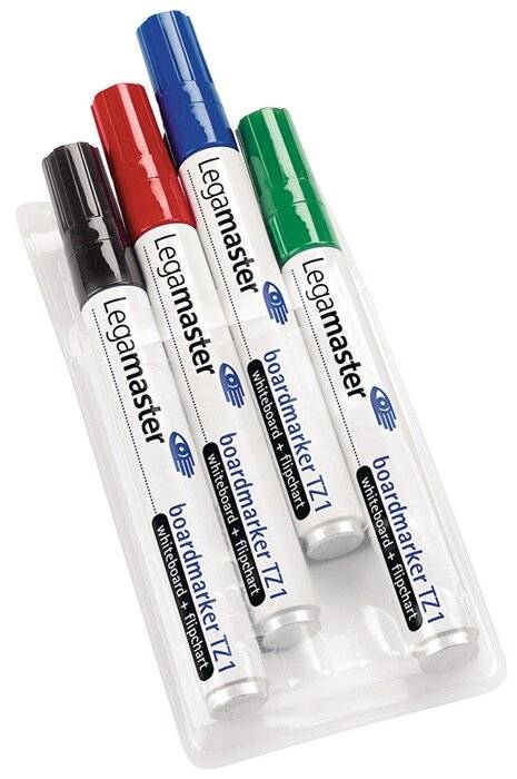 Boardmarker TZ1 1,5-3mm farbig sortiert 4 St./Pack. - Artikel: 154053599-3