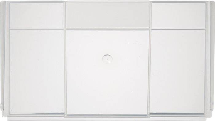 Ing. Alfred Häner GmbH Trennw.f.Regalkasten B.230mm PP transparent,geschl.1 BT=25 ST.LA-KA-PE 00230 22 18-2