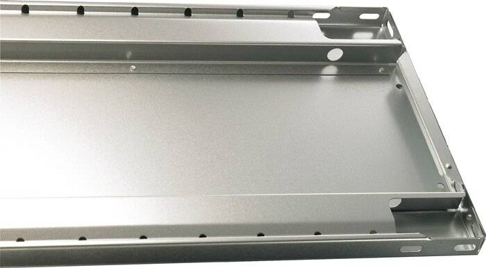 Fachboden B1000xT400mm Trgf.150kg Stahlbl.silber verz.2St./SB-4