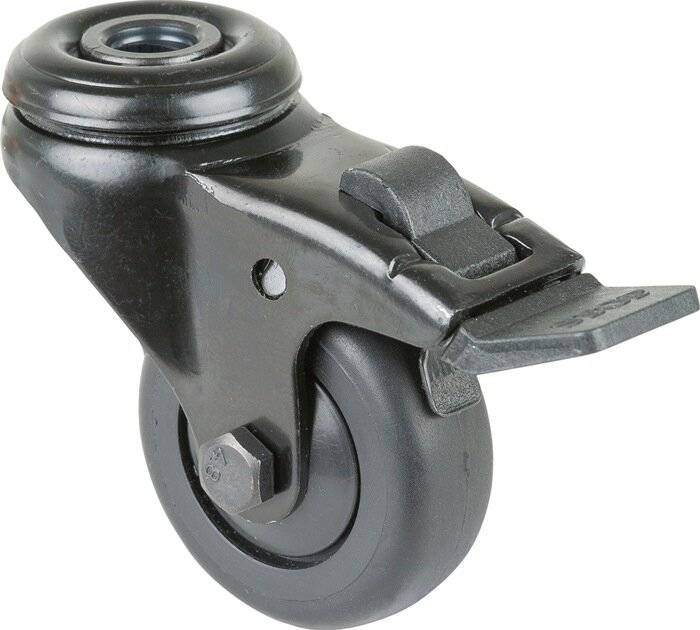 Lenkrolle m.Festst.D.50mm Trgf.50kg m.Festst.-2