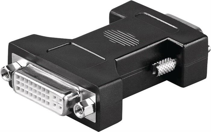 Goobay 68029 DVI / VGA Adapter [1x DVI-Buchse 24+5pol. - 1x VGA-Stecker] Weiß schraubbar-2