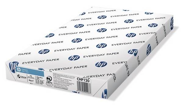 HP Kopierpapier Office CHP120 DIN A3 80g weiß 500 Bl./Pack.