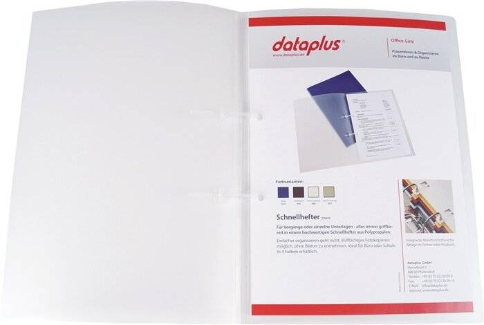 Dataplus 25042.086 25042-086 Schnellhefter Transparent DIN A4-3