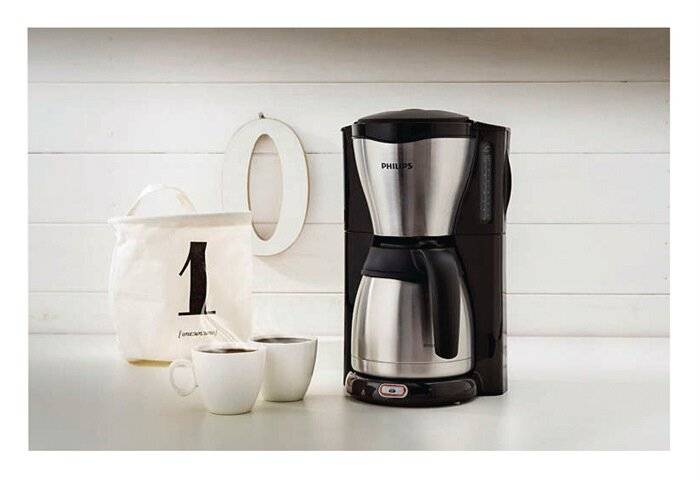 Philips Kaffeemaschine HD7546/20 Thermokanne schwarz/silber-6