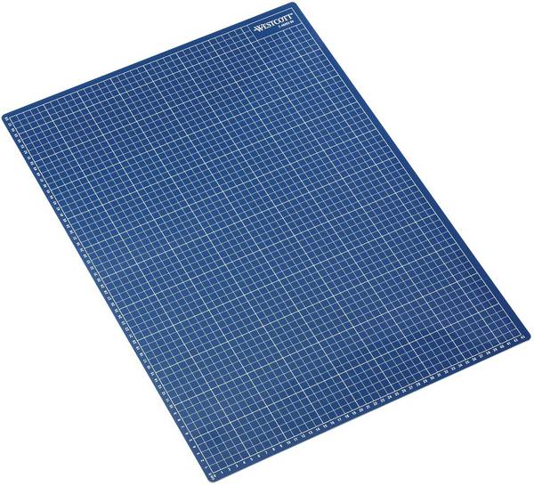 Clauss E-46002 00 Selbstheilende Schneidematte Blau A2 Bearbeitungslinien und