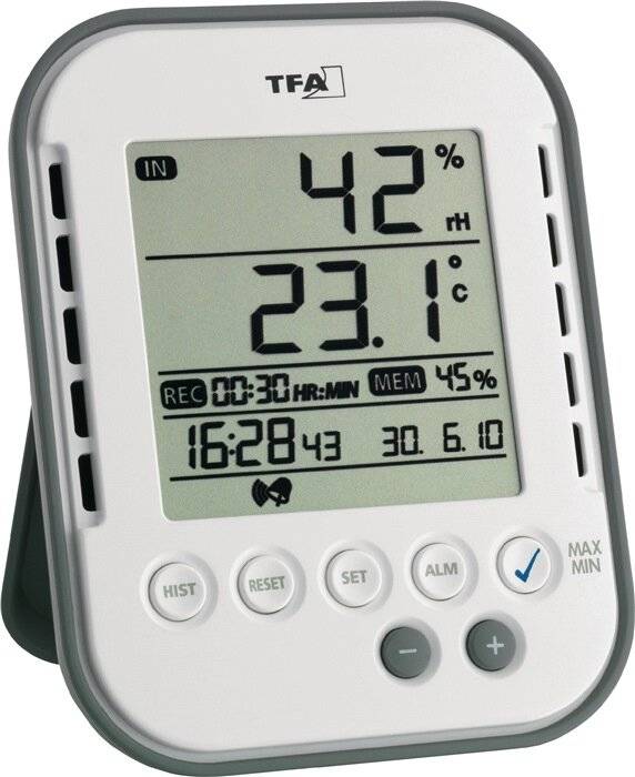 TFA Thermo-Hygrometer Messbereich 0 bis 50°C / Luft 1-99 %-1