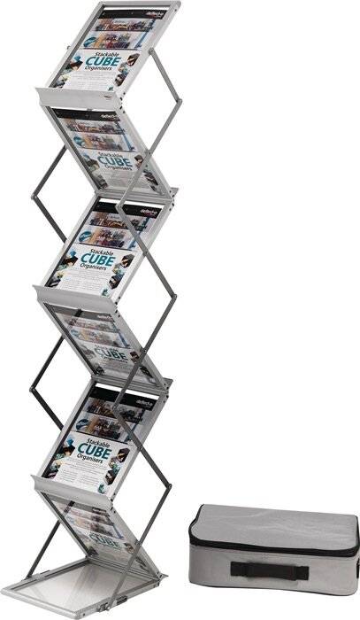 Deflecto Prospektständer 36100 28x150x37cm DIN A4 6-Fächer si-2