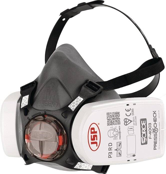 JSP Force™8 BHTOA3-0L5_N00 Atemschutz Halbmaske Größe: M EN 140, EN 143 DIN 140, DIN 143-10