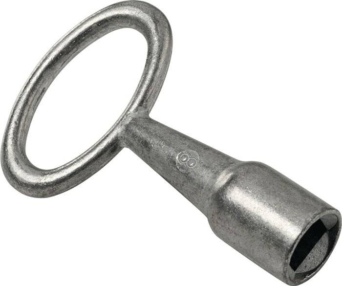 Dornschlüssel SW8mm vernickelt m.Innen-4KT-2