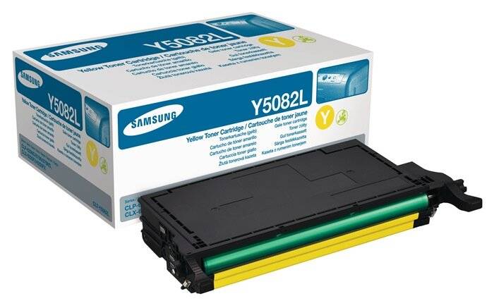 Samsung CLT-Y5082L - Hohe Ergiebigkeit - Gelb - original - Tonerpatrone - für CLP-620ND, 670N, 670ND, CLX-6220FX, 6250FX-1
