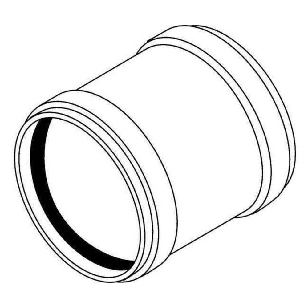 Rehau Raupiano Plus Überschiebmuffe DN 90-1