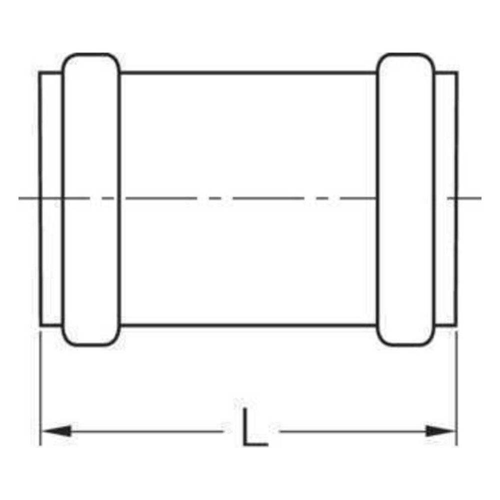Rehau Raupiano Plus Überschiebmuffe DN 90-2