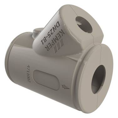 Kemper Dämmschale universell, Schrägsitz mit Verschlussclips, DN 40, Polyethylen, Figur 471 10