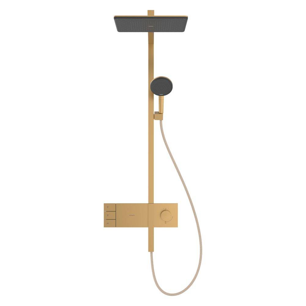Hansgrohe Raindance Alive Q Showerpipe Duschsystem 210x340mm, 2jet, ShowerSelect Comfort, Brushed Bronze-2
