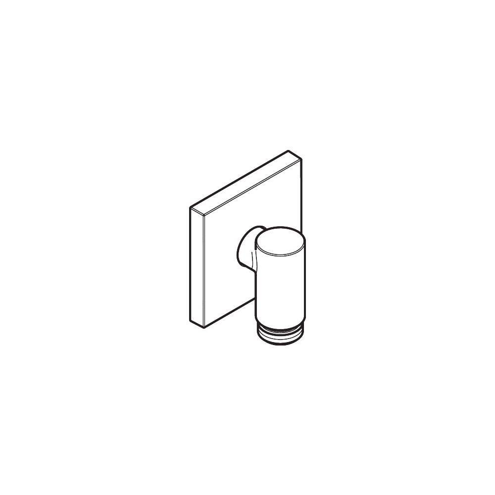 Hansgrohe FixFit Fine E Wandanschluss, Rückflussverhinderer, G 1/2", 25l/min, Metall, Chrom-2