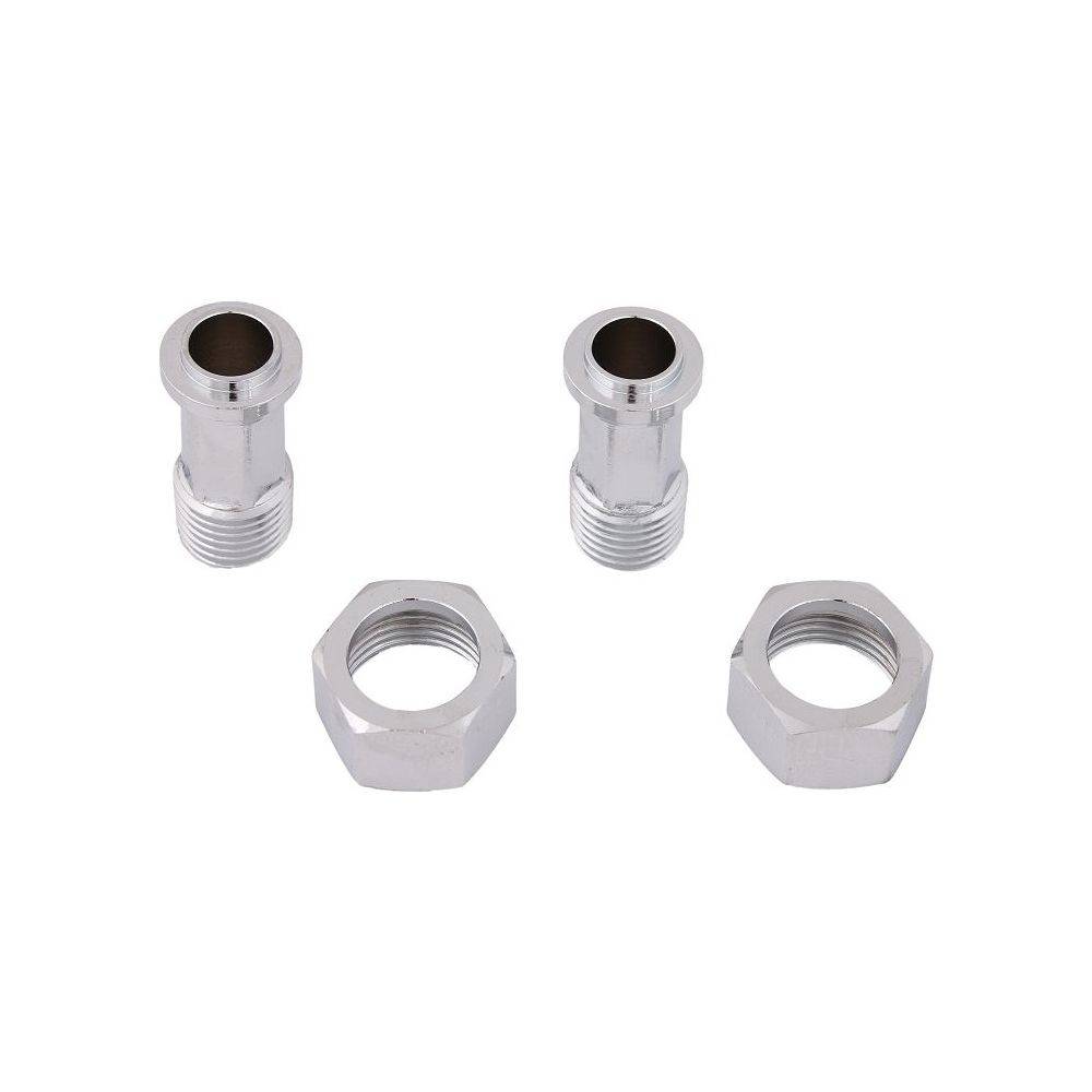 Schlösser Wasserzähler-Verschraubungsset mit Plombierung, 1/2" AG x 3/4" IG, verchromt-0