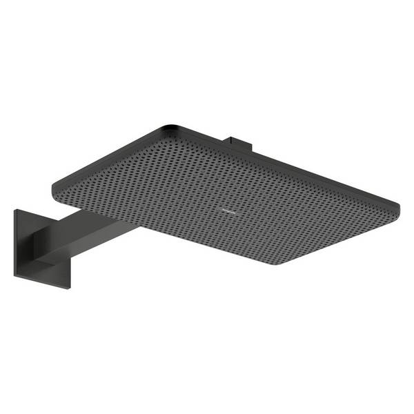 hansgrohe Raindance Alive Q Kopfbrause 210/340 2jet mit Brausearm, Brushed Black Chrome