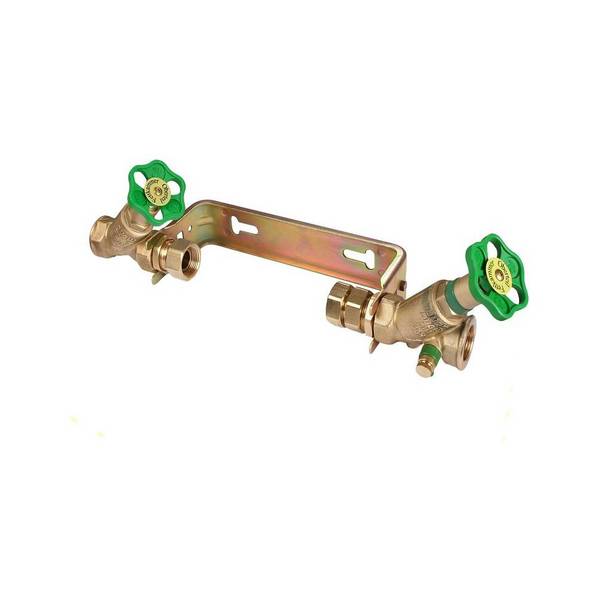 Schlösser Wasserzähler-Einbaugarnitur waagerecht, Dauerdurchfluss Q3 4m3/h, 1" x 3/4", Bügel verzinkt, starr