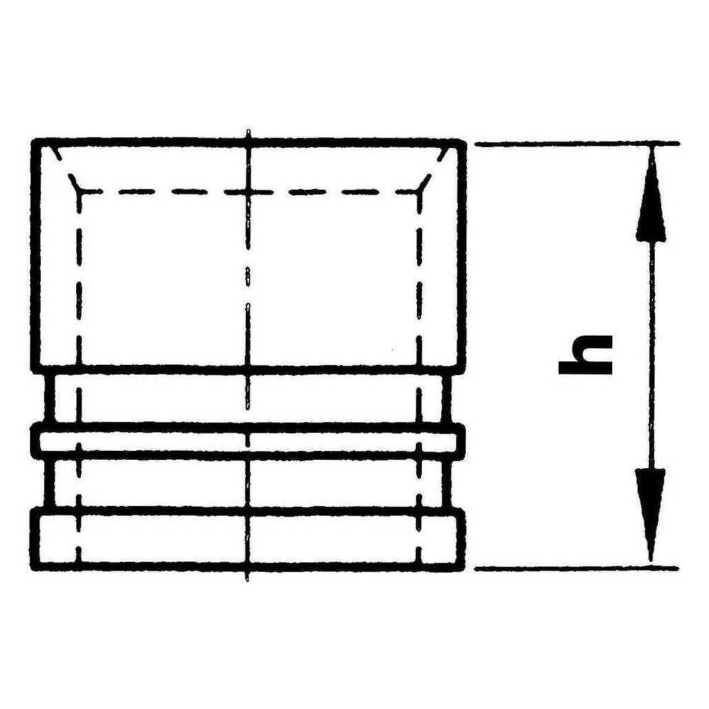 Rehau Schiebehülse 17x2,0mm, Messing verzinkt-2
