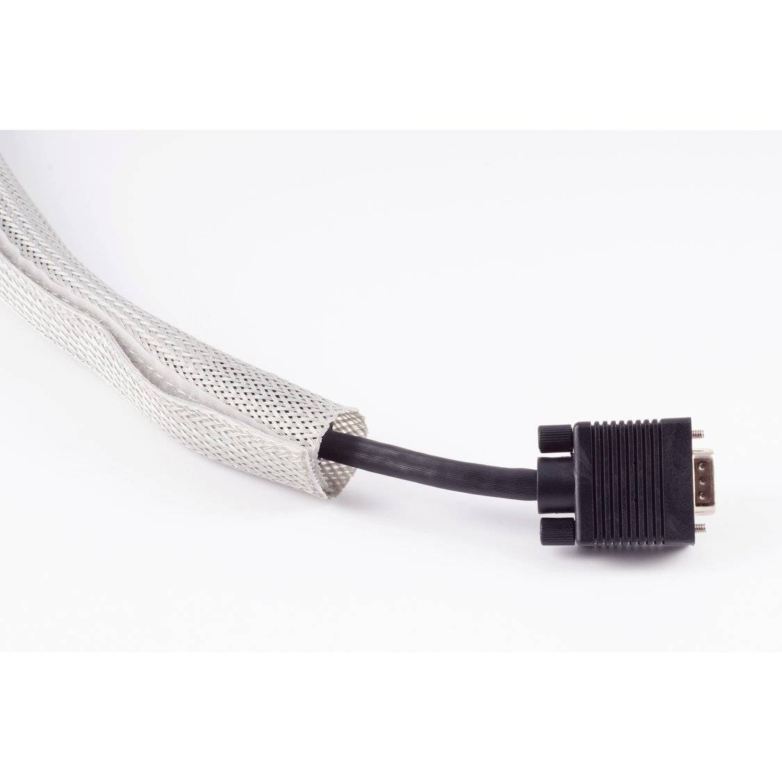 Flexibler Kabelkanal, grau, O.D. -32mm, 2,0m-1