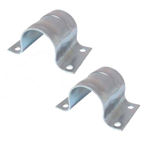 KABELBUDE.EU Mastschelle Stahl verzinkt mit Klemmriefen für Masten 48-50 mm 2er Pack