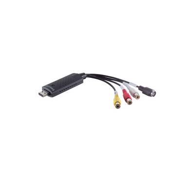 KABELBUDE.EU Easy Cap USB 2.0 Video-Grabber S-Video Composite RCA inkl. Software