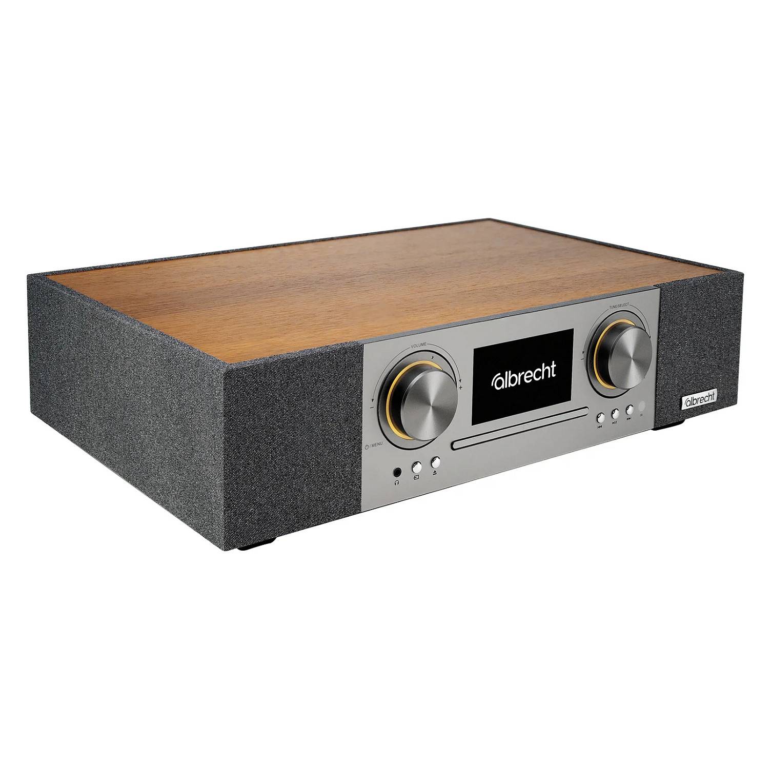 Albrecht DR 1000, Analog & Digital, FM, DAB+, Spieler, 30 W, LCD, 10,9 cm (4.3")-0