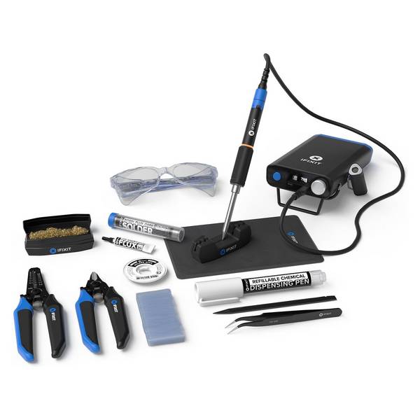 iFixit FixHub | Power Series Löt-Werkzeugset, 2 Kanäle, 100 °C, 420 °C, Schwarz, 100 W, Akku