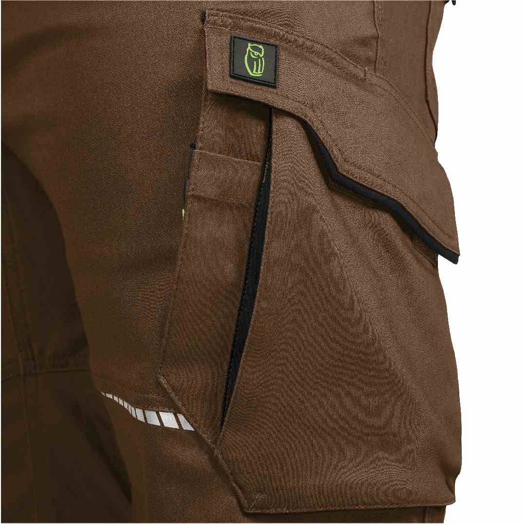 Bundhose mit Knietaschen Flex Line haselnuss-schwarz, Gr. 24 Leibwächter FLEXH2924-1