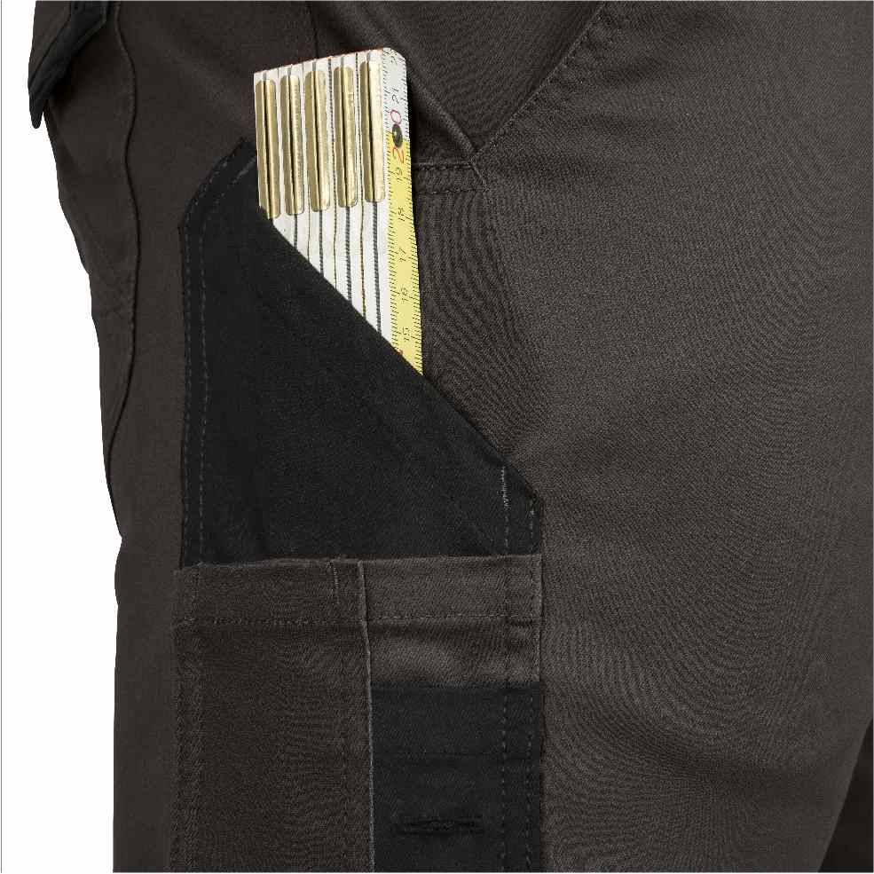 Bundhose mit Knietaschen Flex Line anthrazit-schwarz, Gr. 50 Leibwächter FLEXH2850-4