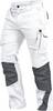 Bundhose mit Knietaschen Flex Line weiß-grau, Gr. 24 Leibwächter FLEXH2424