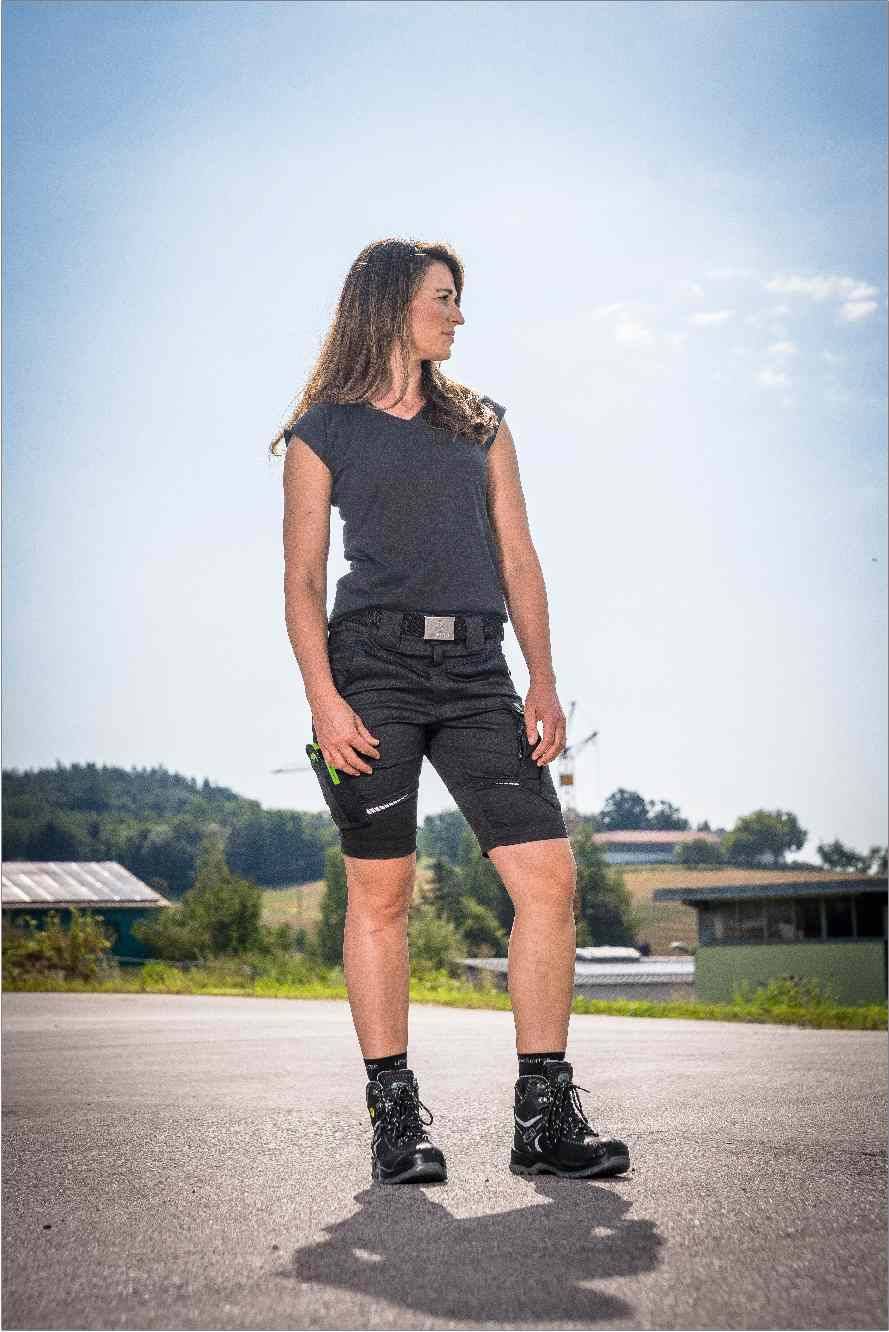 Short Flex Line anthrazit-schwarz, Gr. 34 Leibwächter FLXDK2834-2