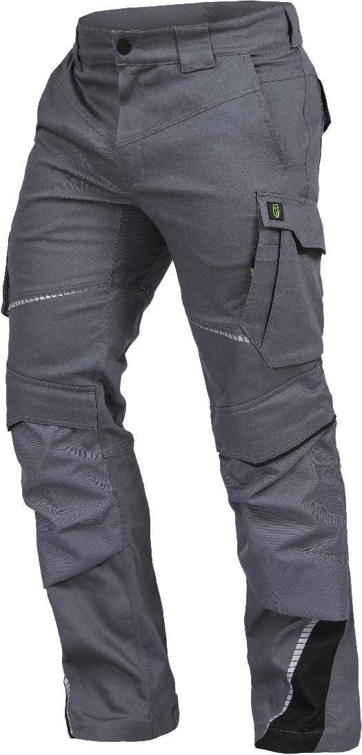 Bundhose mit Knietaschen Flex Line grau-schwarz, Gr. 52 Leibwächter FLEXH2752-0